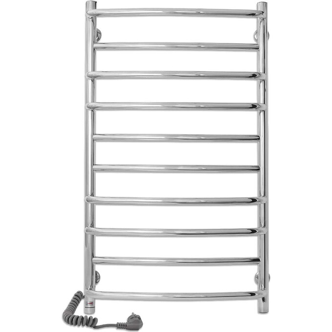 Электрический полотенцесушитель Laris Евромикс П10 73207684 (500x900, хром/белый/черный/золото/бронза, левый, сенсорный, с таймером), Доступные размеры: 500 x 900, Подключение полотенцесушителя: левое, фото 2