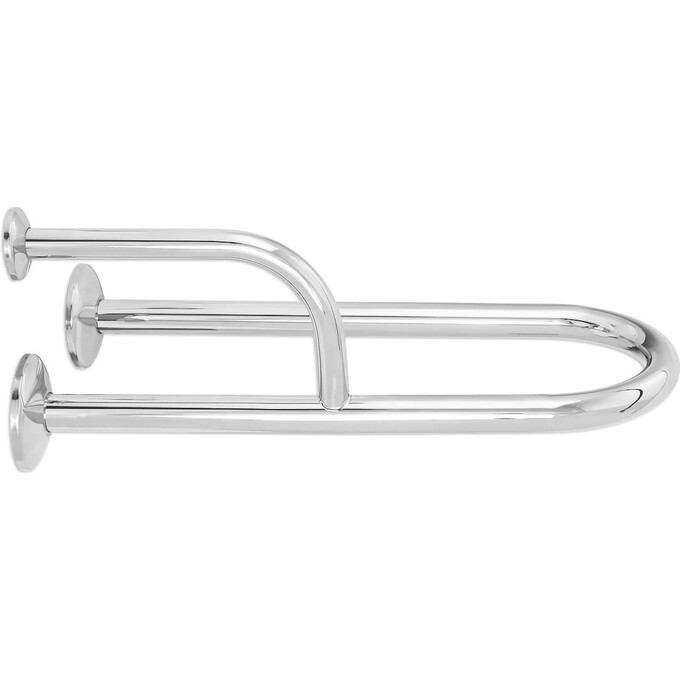 Поручень Laris 42002001 (настінний, з правим упором), фото , изображение 3