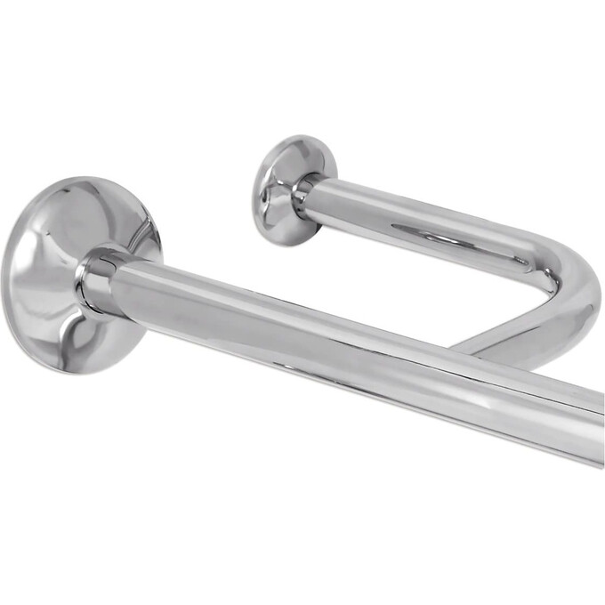 Поручень Laris 42002001 (настінний, з правим упором), фото , изображение 4