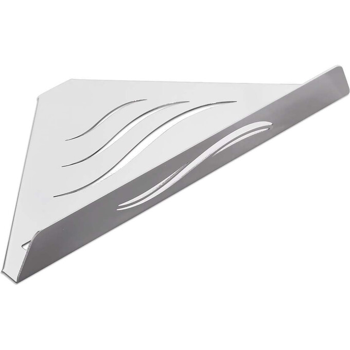 Полка в ванную Laris Wave L 78000006 (30x15 см, настенная, угловая), фото 