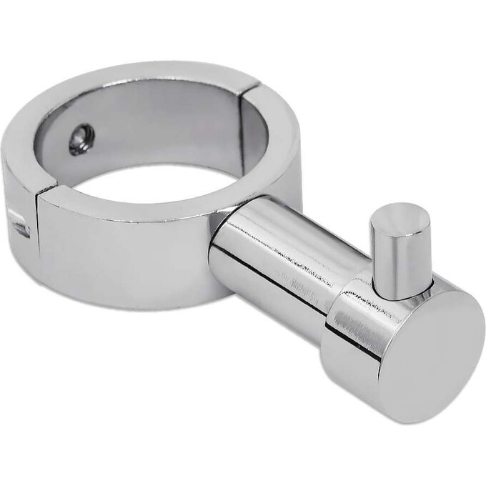 Гачок для рушникосушарки Laris ВКР-01 71401078 (нержавіюча сталь, з кільцем 32 мм), фото 