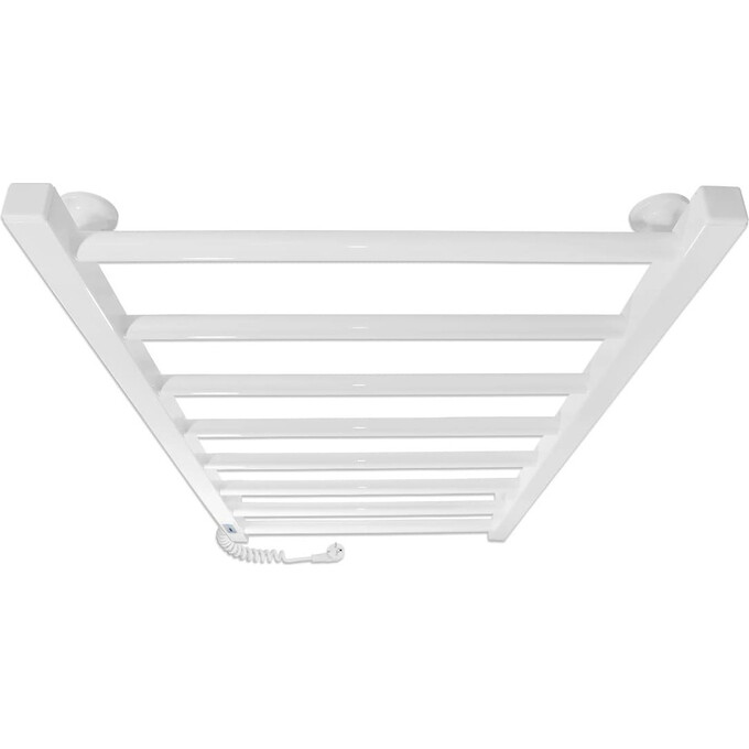 Электрический полотенцесушитель Laris Зебра Альфа ЧК8 R3 77700071 (400x800, белый глянцевый, левый, с таймером), Доступные размеры: 400 x 800, Цвет производителя: белый глянец, Подключение полотенцесушителя: левое, фото 4