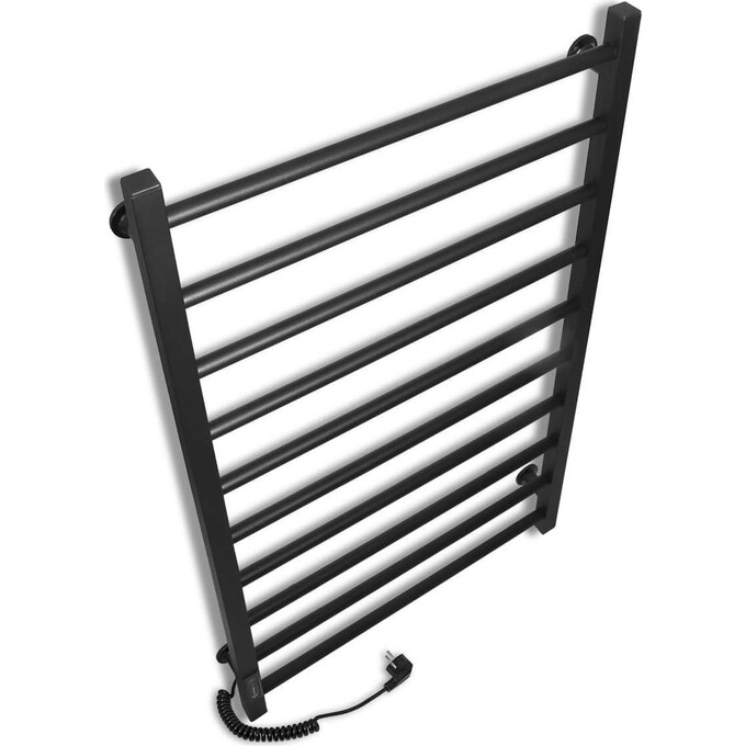 Электрический полотенцесушитель Laris Зебра Альфа ЧКЧ10 R3 73207629 (500x900, черный матовый, левый, с таймером), Доступные размеры: 500 x 900, Цвет производителя: черный матовый, Подключение полотенцесушителя: левое, фото 3