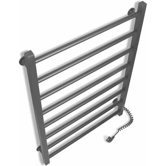 Електрична рушникосушарка Laris Зебра Альфа ЧКЧ8 R3 73207631 (500x800, чорна матова, права, з таймером), Доступні розміри: 500 x 800, Колір виробника: чорний матовий, Підключення рушникосушарки: праве, фото , изображение 3