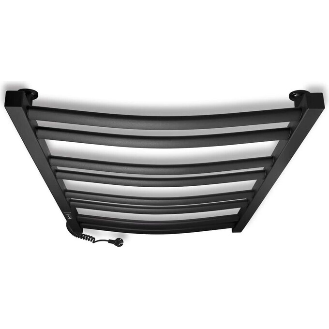 Электрический полотенцесушитель Laris Зебра Атлант ЧКЧ8 R3 73207620 (500x900, черный матовый, левый, с таймером), Доступные размеры: 500 x 900, Цвет производителя: черный матовый, Подключение полотенцесушителя: левое, фото 5