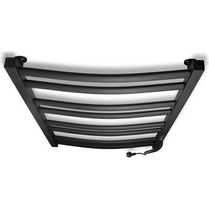 Электрический полотенцесушитель Laris Зебра Атлант ЧКЧ8 R3 73207621 (500x900, черный матовый, правый, с таймером), Доступные размеры: 500 x 900, Цвет производителя: черный матовый, Подключение полотенцесушителя: правое, фото 5