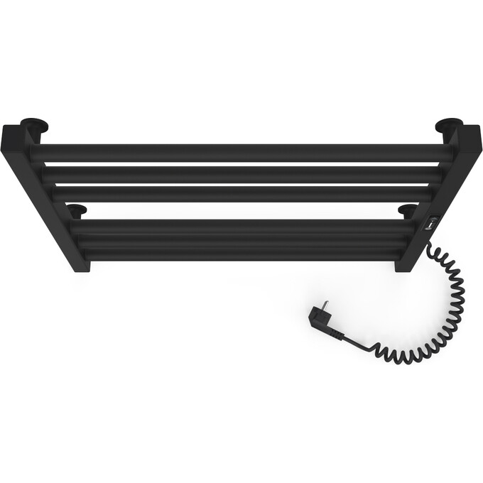 Электрический полотенцесушитель Laris Зебра Альфа-25 ЧК(Ч)6 R3 73207760 (600x500, черный матовый, правый, с таймером), Доступные размеры: 600 x 500, Цвет производителя: черный матовый, Подключение полотенцесушителя: правое, фото 5