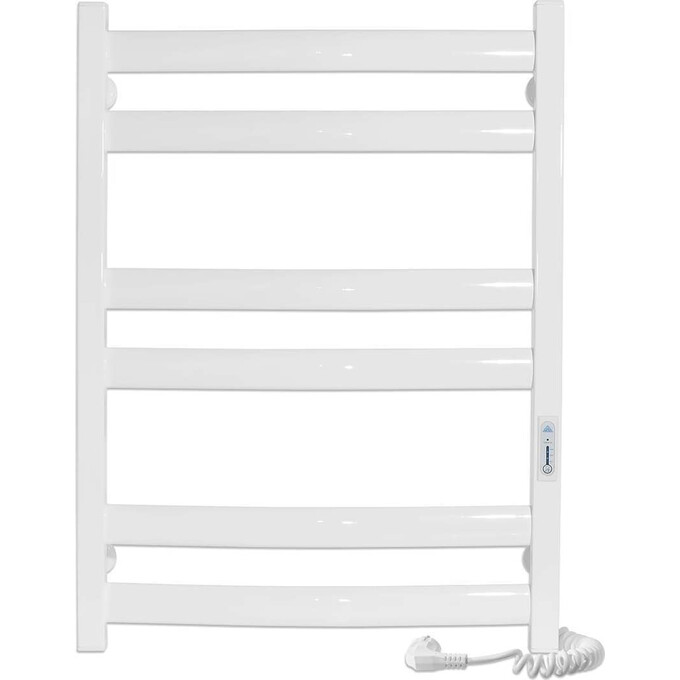 Электрический полотенцесушитель Laris Зебра Атлант ЧК6 R3 77700097 (500x700, белый матовый, правый, с таймером), Доступные размеры: 500 x 700, Цвет производителя: белый матовый, Подключение полотенцесушителя: правое, фото 2