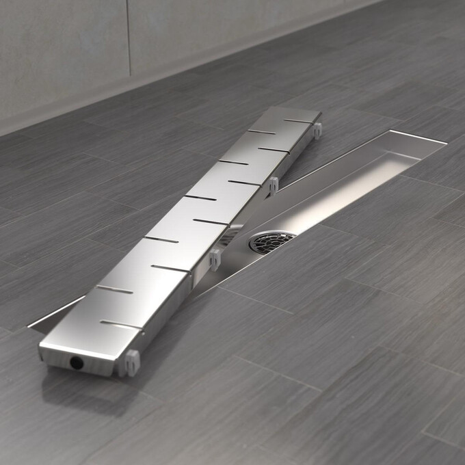 Душевой трап Laris Piano 550 78000022 (55 см, хром), Цвет производителя: хром, Доступные размеры: 55, фото 3