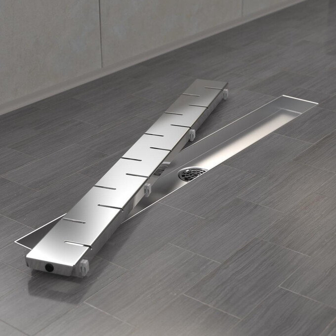 Душевой трап Laris Piano 650 78000023 (65 см, хром), Цвет производителя: хром, Доступные размеры: 65, фото 3