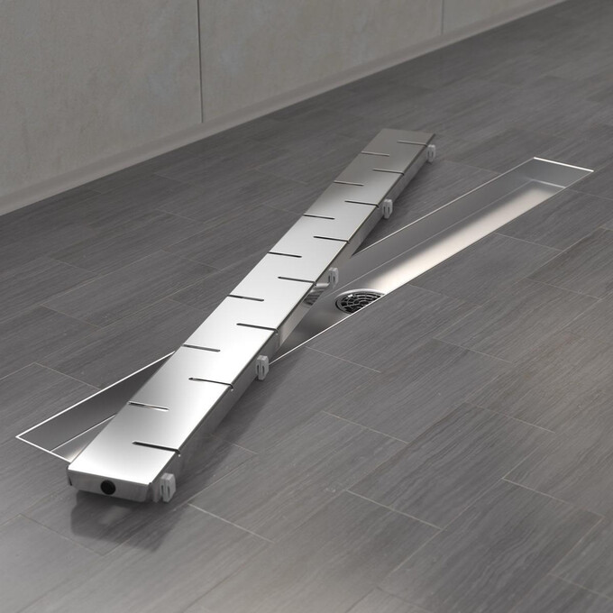 Душевой трап Laris Piano 750 78000024 (75 см, хром), Цвет производителя: хром, Доступные размеры: 75, фото 3