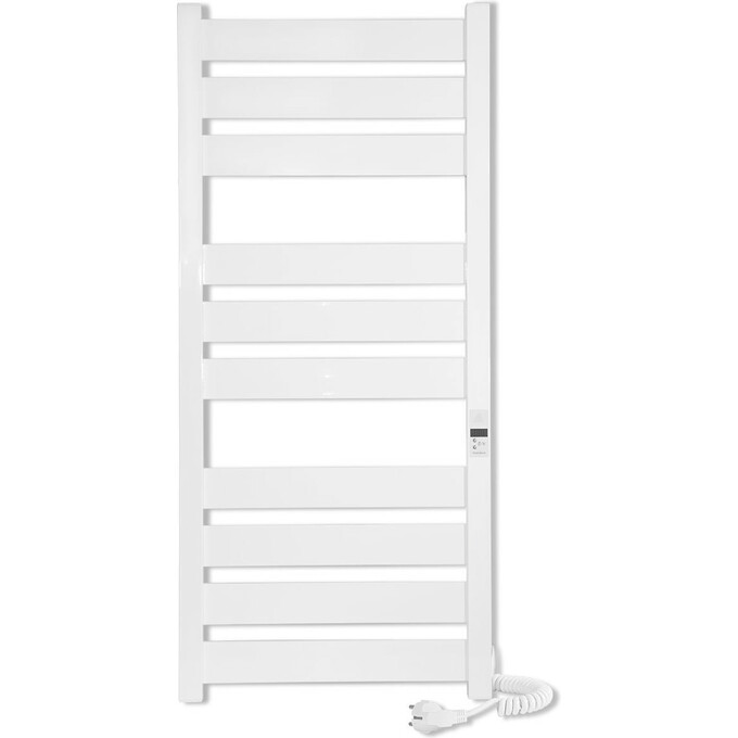Электрический полотенцесушитель Laris Зебра Гефест Премиум ЧК10 75201080 (500x1200, белый матовый, правый), фото 2