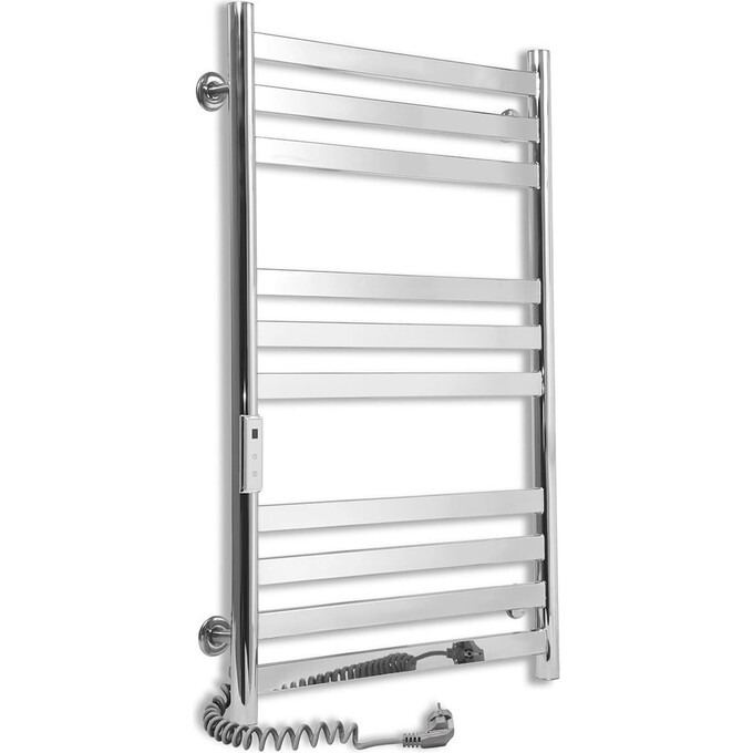 Электрический полотенцесушитель Laris Кватро П10 73207656 (500x800, хром/белый/черный/золото/бронза, левый, сенсорный, с таймером), фото 