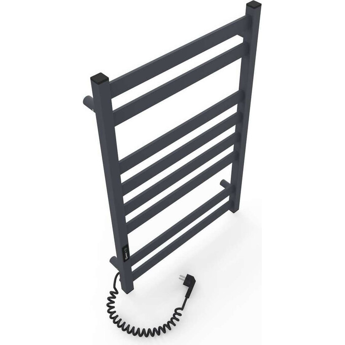 Электрический полотенцесушитель Laris Зебра Кватро ЧК(ГМ)8 R3 73207767 (500x800, графит, левый, с таймером), фото 4