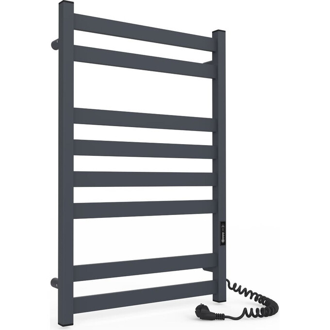 Электрический полотенцесушитель Laris Зебра Кватро ЧК(ГМ)8 R3 73207768 (500x800, графит, правый, с таймером), фото 