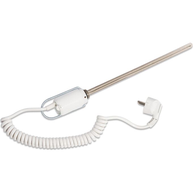 ТЭН для полотенцесушителя Laris Cini 600W 71401059 (600 Вт, Max 65° С, белый/золото/бронза), фото 