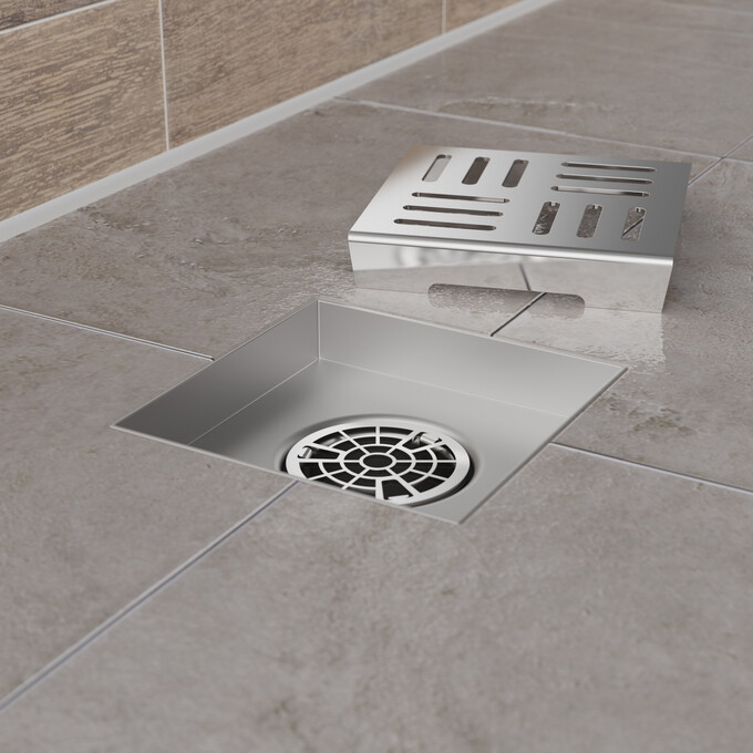 Душевой трап Laris Piano 78000027 (10x10 см), фото 2