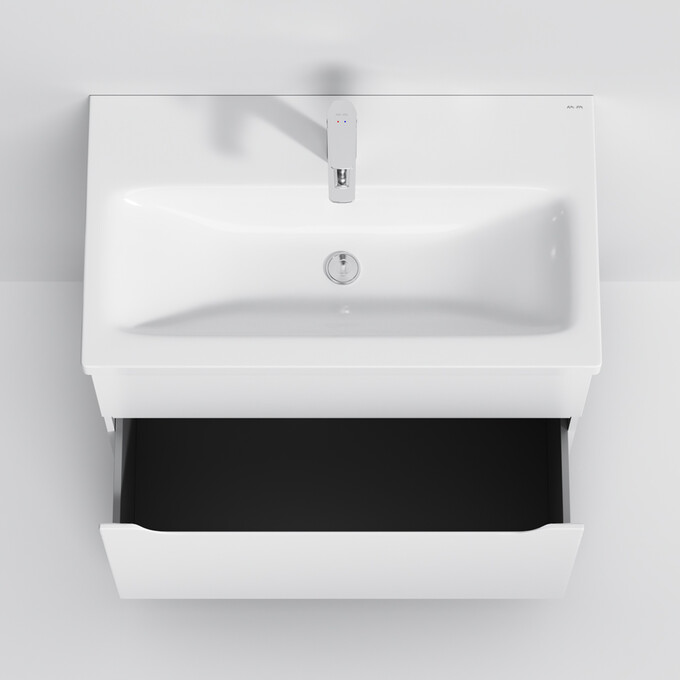 Тумба с раковиной Am.Pm Gem S M91-FSX0752-WC0752WG38 (75 см, белая глянцевая, напольная), фото 6