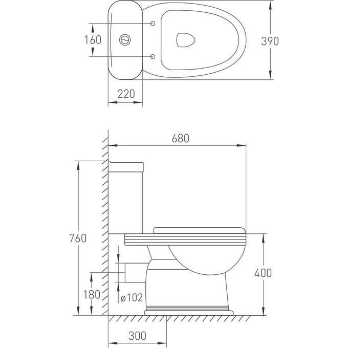 Унитаз-компакт с сиденьем микролифт Volle Barco 13-88-604, фото 3