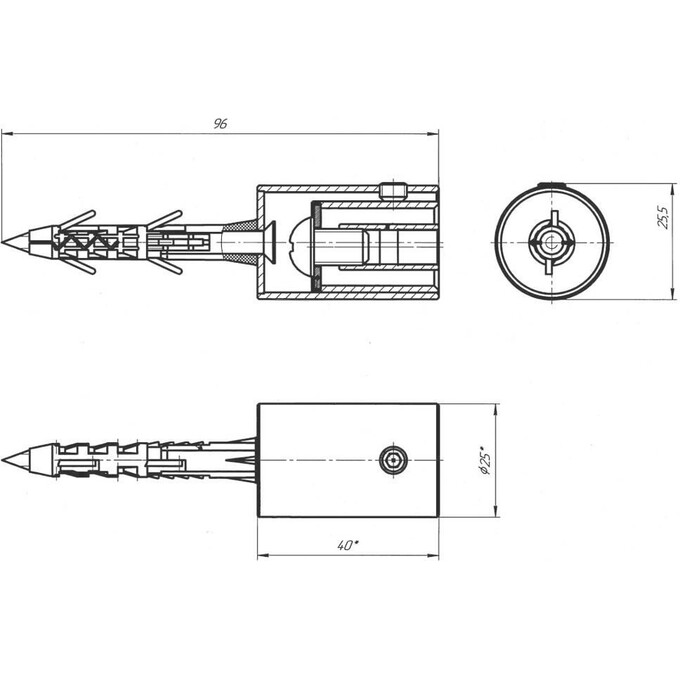Комплект креплений Laris Гранд 71401046, фото 2