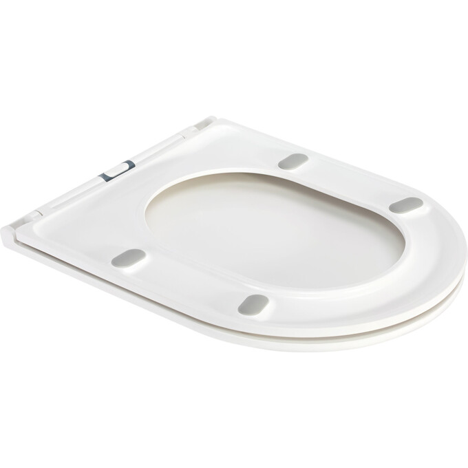 Безободковый подвесной унитаз Qtap Robin QT1333046ENRW (с сиденьем), фото 8