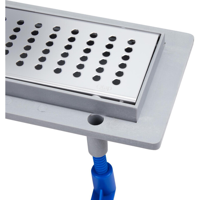 Трап для душа Qtap Dry FB304-600 (QTDRYFB304600, 600 мм, серый/хром), фото 2