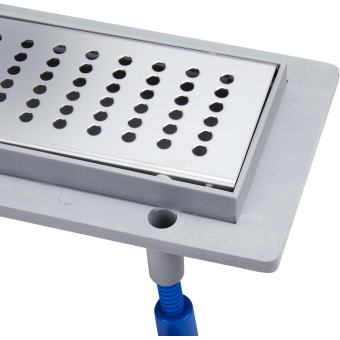 Трап для душа Qtap Dry FB304-700 (QTDRYFB304700, 700 мм, серый/хром), фото 2