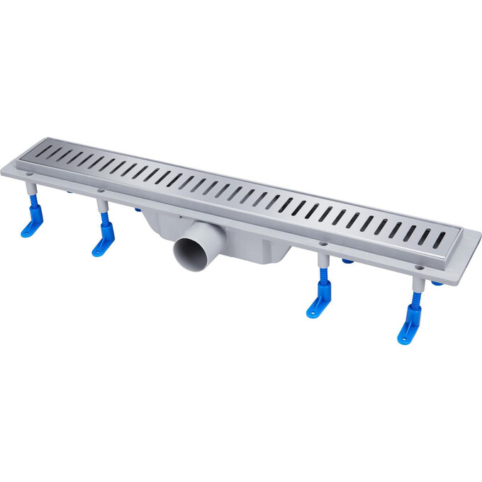 Трап для душу Qtap Dry FA304-600 (QTDRYFA304600, 600 мм, сірий/хром), фото 