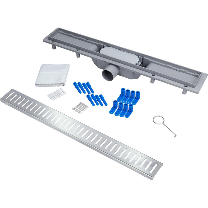 Трап для душу Qtap Dry FA304-600 (QTDRYFA304600, 600 мм, сірий/хром), фото , изображение 5