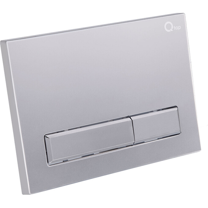 Клавиша смыва Qtap Nest QT0111M08382SAT (сатин), Цвет производителя: сатин (хром матовый), фото 2