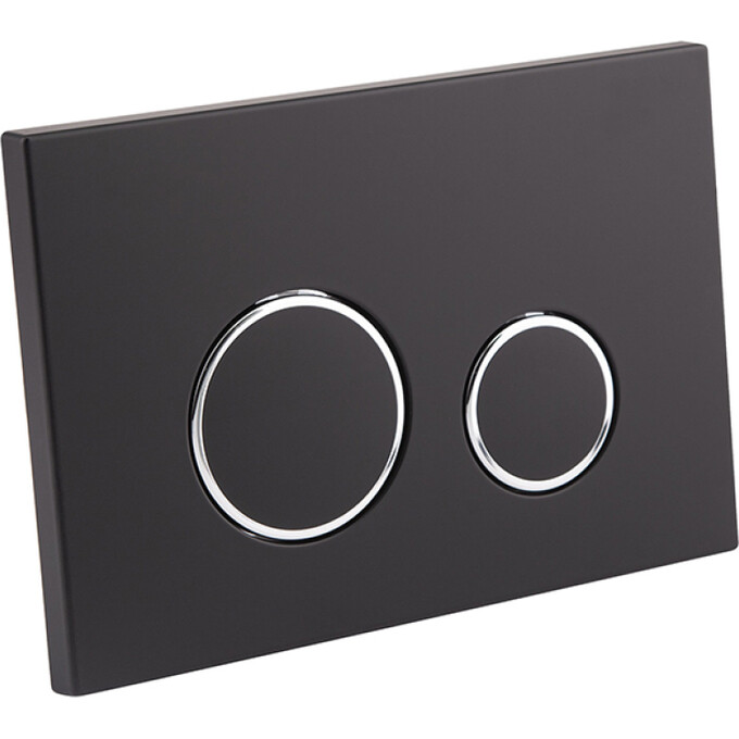 Клавиша смыва Qtap Nest QT0111M11V1146MB (черная матовая), Цвет производителя: черный матовый, фото 2