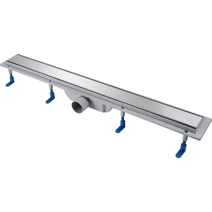 Трап для душа Qtap Dry Tile304-800 (QTDRYTILE304800, 800 мм, серый/хром), фото 