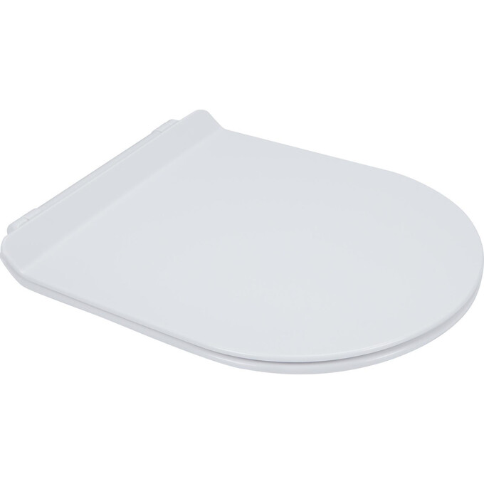 Безободковый унитаз-компакт Qtap Presto QT24221217AW (с сиденьем), фото 12