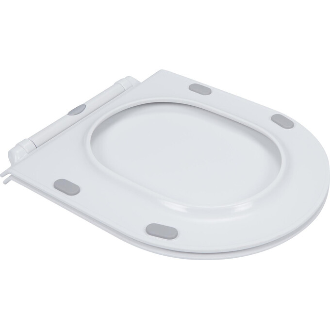 Безободковый унитаз-компакт Qtap Presto QT24221217AW (с сиденьем), фото 13