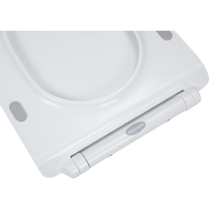 Безободковый унитаз-компакт Qtap Presto QT24221217AW (с сиденьем), фото 11