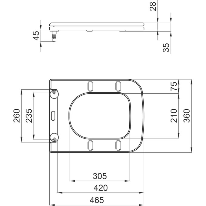Сиденье для унитаза Qtap Tern 3.2 QT99HXU10W (с микролифтом, Slim), фото 6