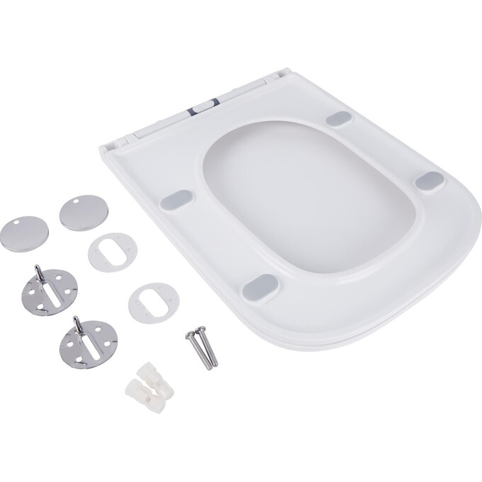 Сидіння для унітазу Qtap Aries QT99HXU15W (з мікроліфтом, Slim), фото , изображение 5