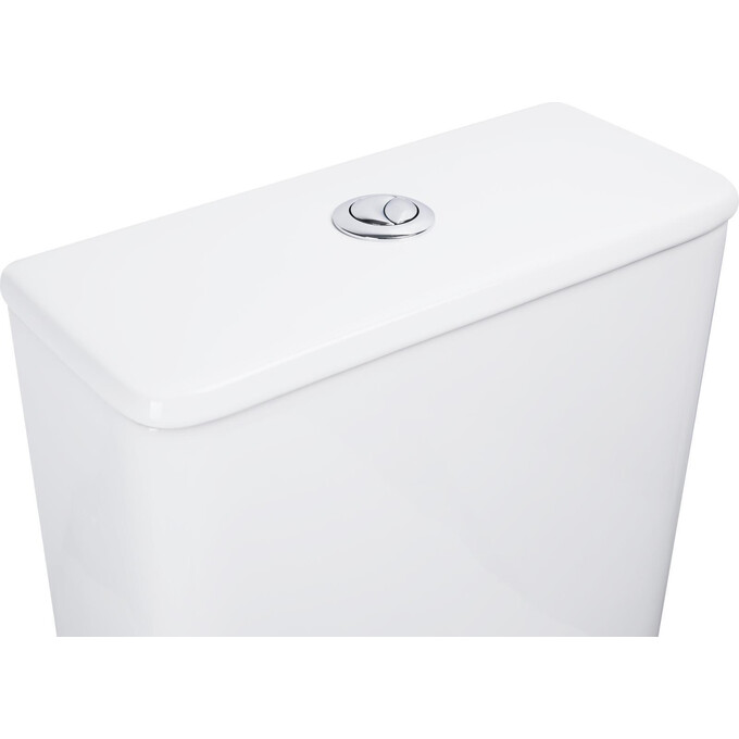 Безободковый унитаз-компакт Qtap Nando QT12221222AW (с сиденьем), фото 9