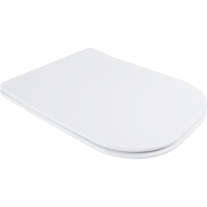 Безободковый унитаз-компакт Qtap Nando QT12221222AW (с сиденьем), фото 10