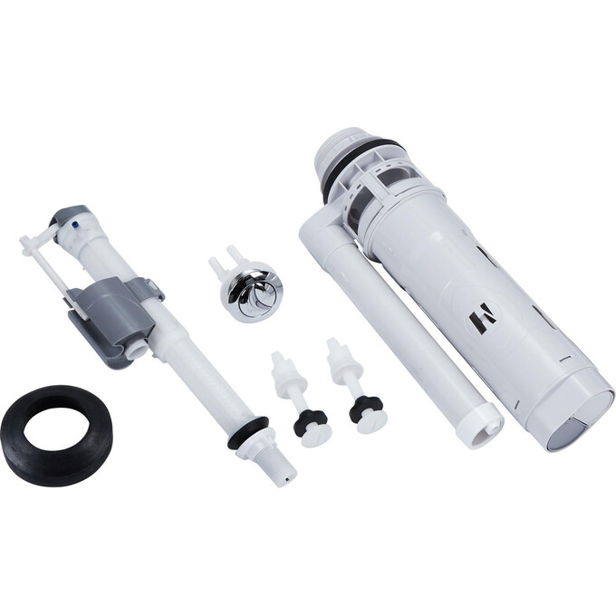 Безободковый унитаз-компакт Qtap Nando QT12221222AW (с сиденьем), фото 14