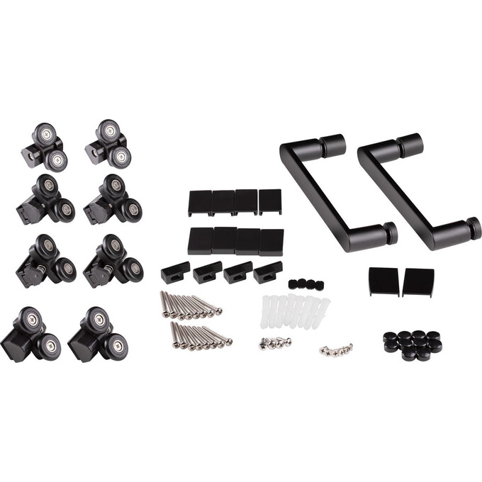 Душевая кабина Qtap Taurus BLA1099SC6 с поддоном Qtap Tern 309912C (TAUBLA1099SC6SET, 90x90 см, стекло прозрачное, профиль черный матовый), фото 12