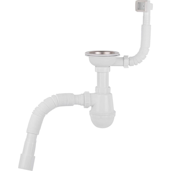 Сифон для кухонной мойки Lidz 60 05 M001 01 EURO (LK03), фото 