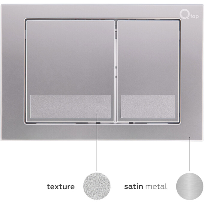 Унитаз подвесной Qtap Swan QT16335178W с инсталляцией Qtap Nest QT0133M425 и клавишей смыва M06029SAT (QT16335178W0133M425M06029SAT, с сиденьем и звукоизоляционной прокладкой), фото 8