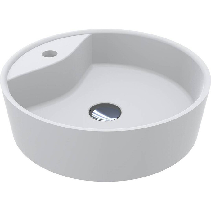 Раковина Miraggio Country Miramarble Matt 0002283 (41x41 см, біла матова, чаша), Технологія виробництва: Miramarble Matt, Колір виробника: білий матовий, фото 