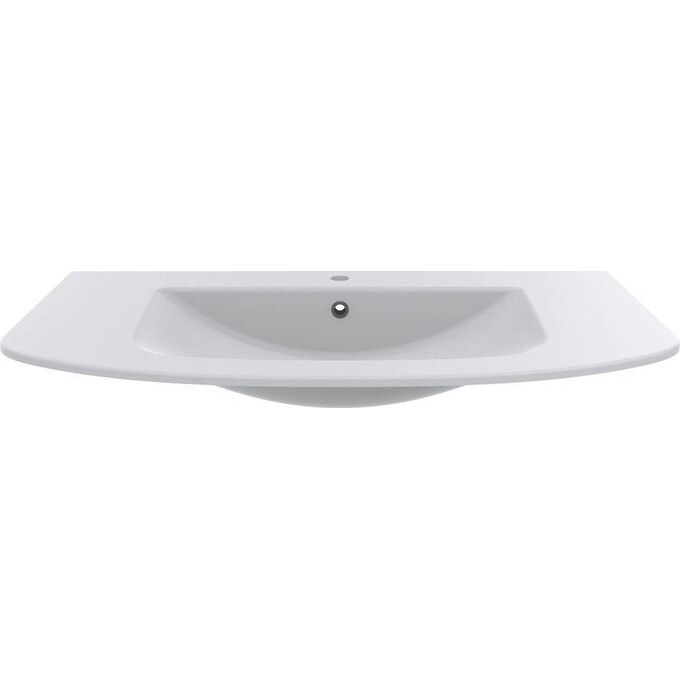 Раковина Miraggio Dea 1000 Miramarble Matt 0002451 (99x54 см, белая матовая, с крылом), Доступные размеры: 100 x 54, Технология производства: Miramarble Matt, Цвет производителя: белый матовый, фото 2