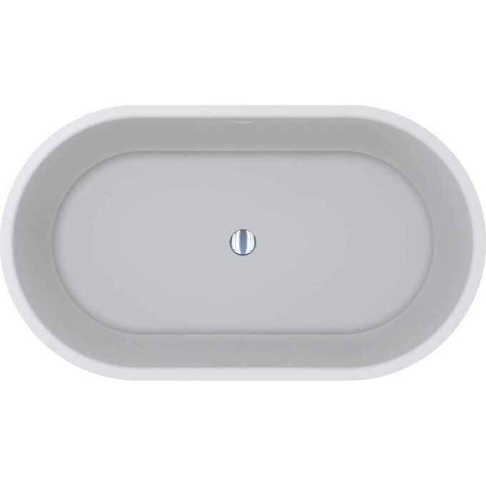 Мраморная ванна Miraggio Helga Miramarble Matt 0002546 (150x85 см, белая матовая, отдельностоящая), Технология производства: Miramarble Matt, Цвет производителя: белый матовый, фото 3