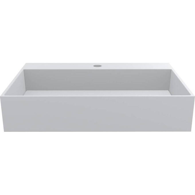 Раковина Miraggio Island 600 Miramarble Matt 0002444 (60x42 см, біла матова), Доступні розміри: 60 x 42, Технологія виробництва: Miramarble Matt, Колір виробника: білий матовий, фото , изображение 2