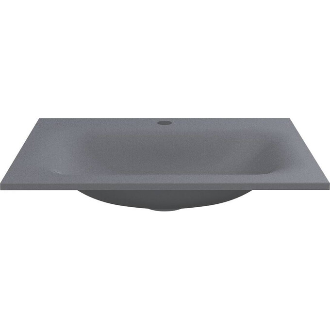 Раковина Miraggio Jessel 600 Mirastone gray 0001463 (60x45 см, серая матовая), Доступные размеры: 60 x 45, Технология производства: Mirastone, Цвет производителя: серый, фото 3