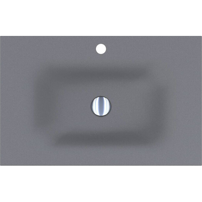 Раковина Miraggio Jessel 700 Mirastone gray 0001465 (70x45 см, серая матовая), Доступные размеры: 70 x 45, Технология производства: Mirastone, Цвет производителя: серый, фото 2