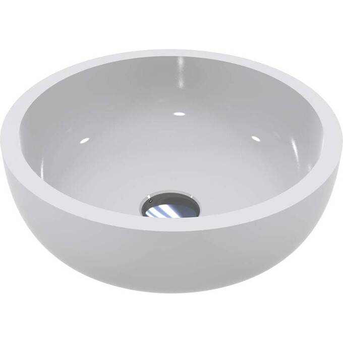 Раковина Miraggio Mark 375 Miramarble 0002677 (37 см, чаша), Доступные размеры: 38 x 38, Технология производства: Miramarble, Цвет производителя: белый глянец, фото 